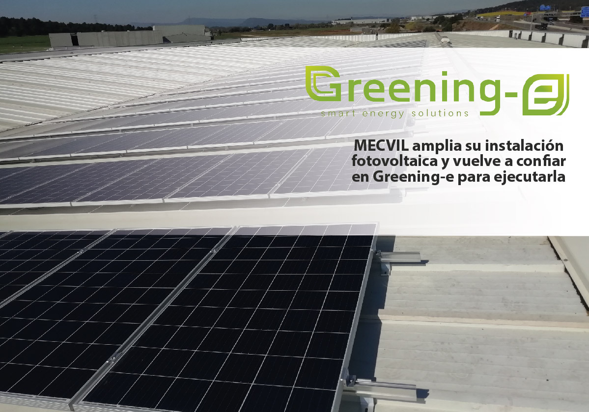 MECVIL amplía su instalación fotovoltaica
