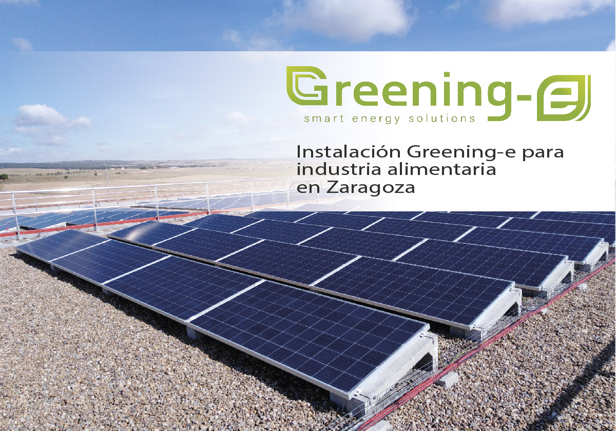 Instalacion fotovoltaica para industria alimentaria en zaragoza