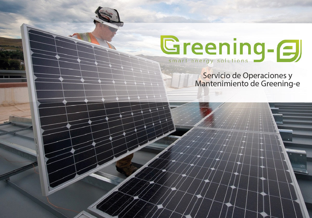 Servicio de Operaciones y Mantenimiento de Greening-e en el mes de marzo