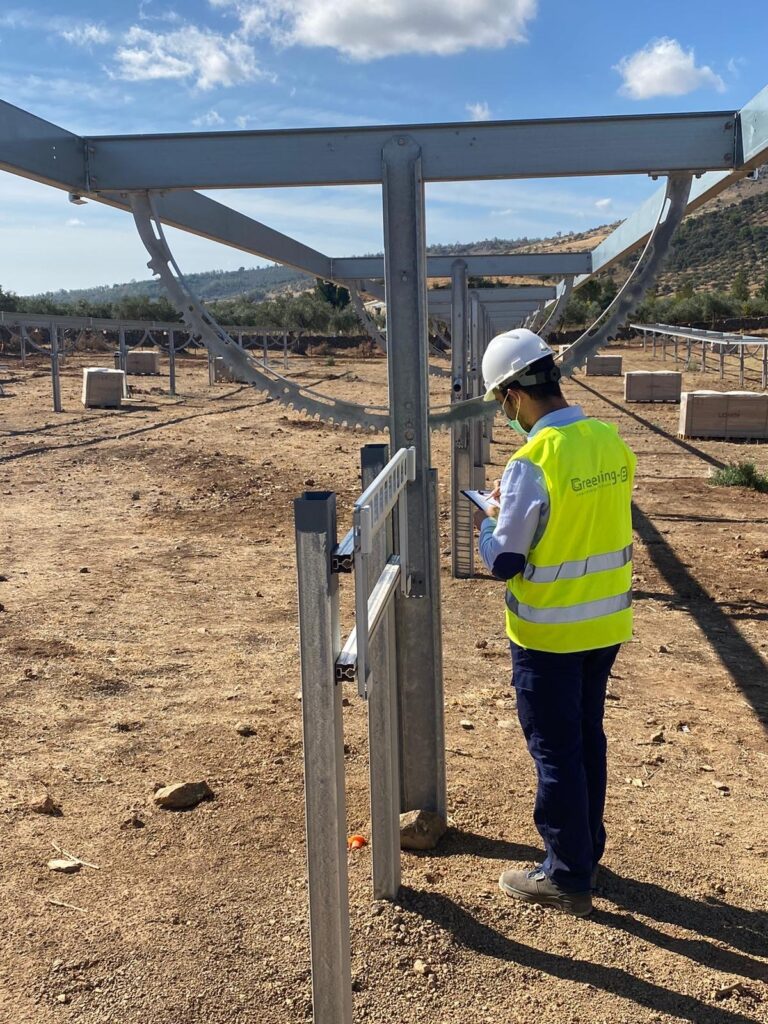 Estructuras para planta solar Badajoz