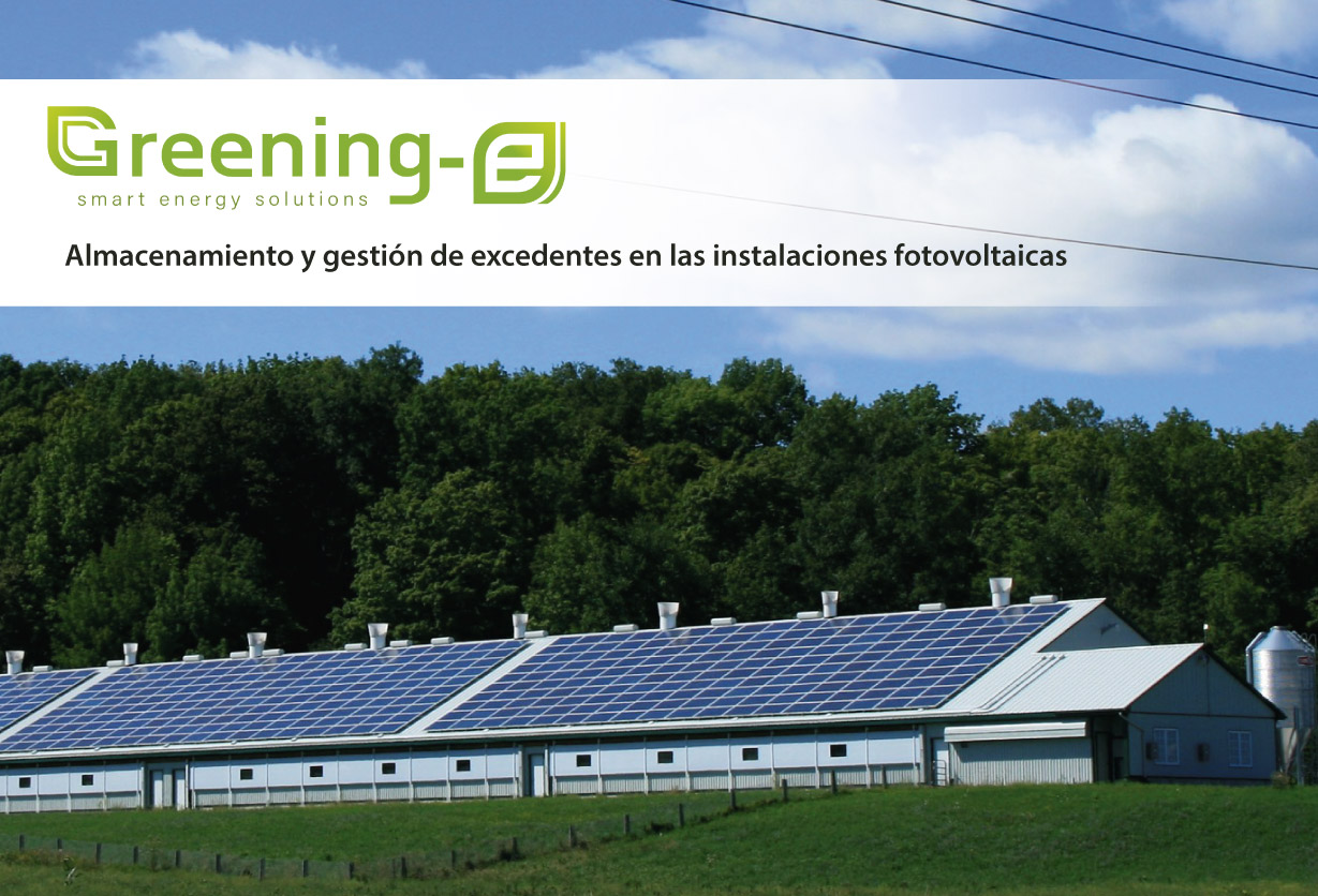 Almacenamiento y gestión de excedentes en las instalaciones fotovoltaicas