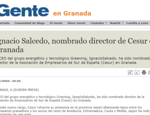 Gente digital: Ignacio Salcedo, nombrado director de Cesur en Granada
