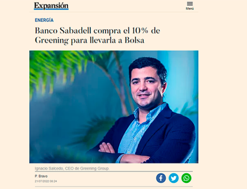 Expansión: Banco Sabadell compra el 10% de Greening para llevarla a Bolsa