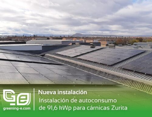 Proyectos Greening-e: Instalación de autoconsumo de 91,6 kWp para Cárnicas Zurita