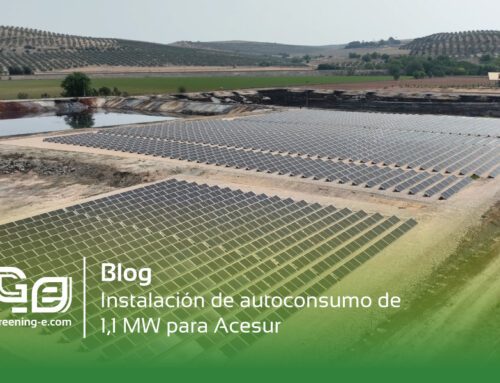 Proyectos Greening-e: Instalación de autoconsumo de 1,1 MW para Acesur
